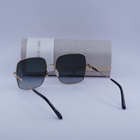 Jimmy Choo LILI/S 02M2 9O Square Sunglasses - Gold/Grey Gradient - Picture 4 of 10